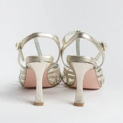 POESIE VENEZIANE - Sandali Con Tacco -B80 - Platino<Collezione Scarpe Donna Sandali Con Tacco
