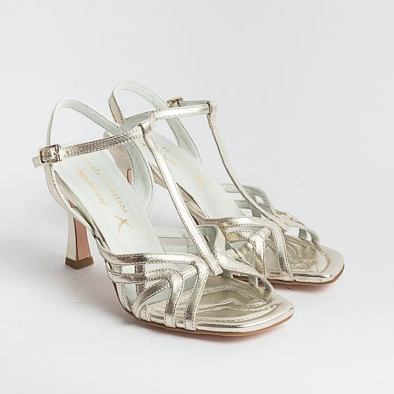 POESIE VENEZIANE - Sandali Con Tacco -B80 - Platino<Collezione Scarpe Donna Sandali Con Tacco