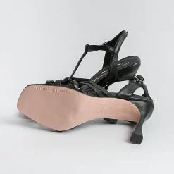 POESIE VENEZIANE - Sandali Con Tacco -B80 - Nero<Collezione Scarpe Donna Sandali Con Tacco