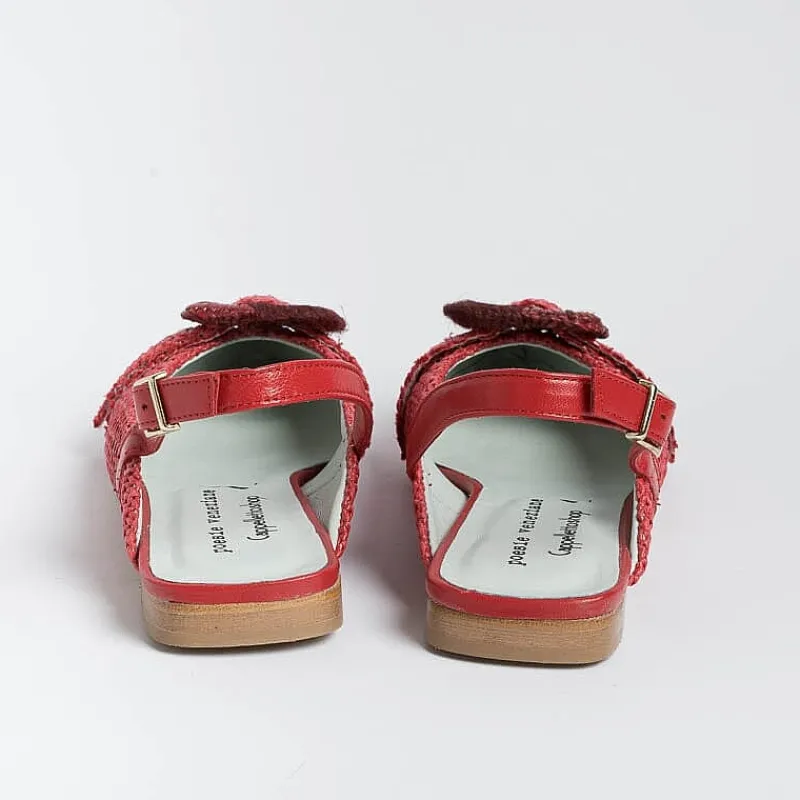 POESIE VENEZIANE - Sling Back - Apataki - Df32 - Rosso<Collezione Scarpe Donna Sling Back