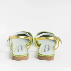 POESIE VENEZIANE - Sling Back - Df34 - Laminato Lime<Collezione Scarpe Donna Sling Back