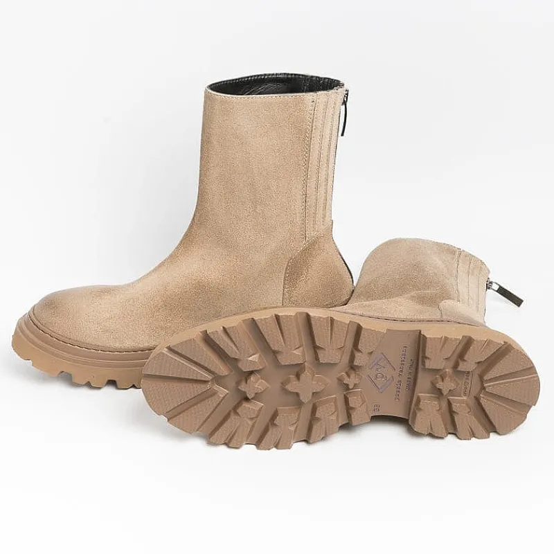 POESIE VENEZIANE - Stivaletto - Jsg26 - Crosta Tortora<Collezione Scarpe Donna Stivaletti