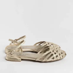 PONS QUINTANA - Sandali Bassi Elba 10308 - Platino<Collezione Scarpe Donna Sandali Bassi