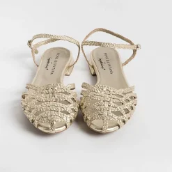 PONS QUINTANA - Sandali Bassi Elba 10308 - Platino<Collezione Scarpe Donna Sandali Bassi
