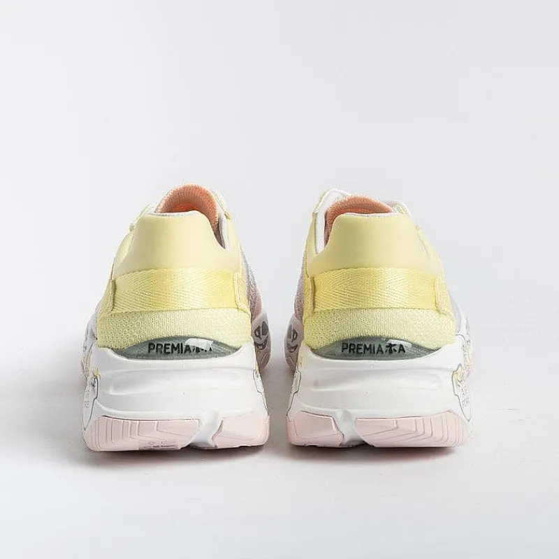 Premiata - Sneakers - Buff 6204 - Giallo Rosa<Collezione Scarpe Donna Sneakers