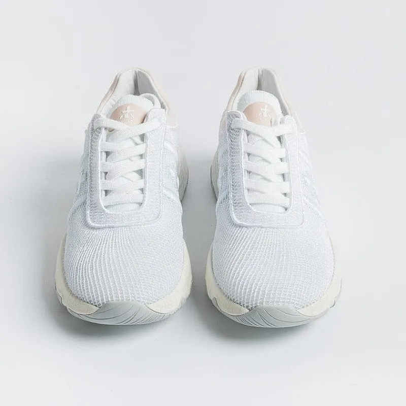 Premiata - Sneakers - Buff 6207 - Bianco Rosa<Collezione Scarpe Donna Sneakers