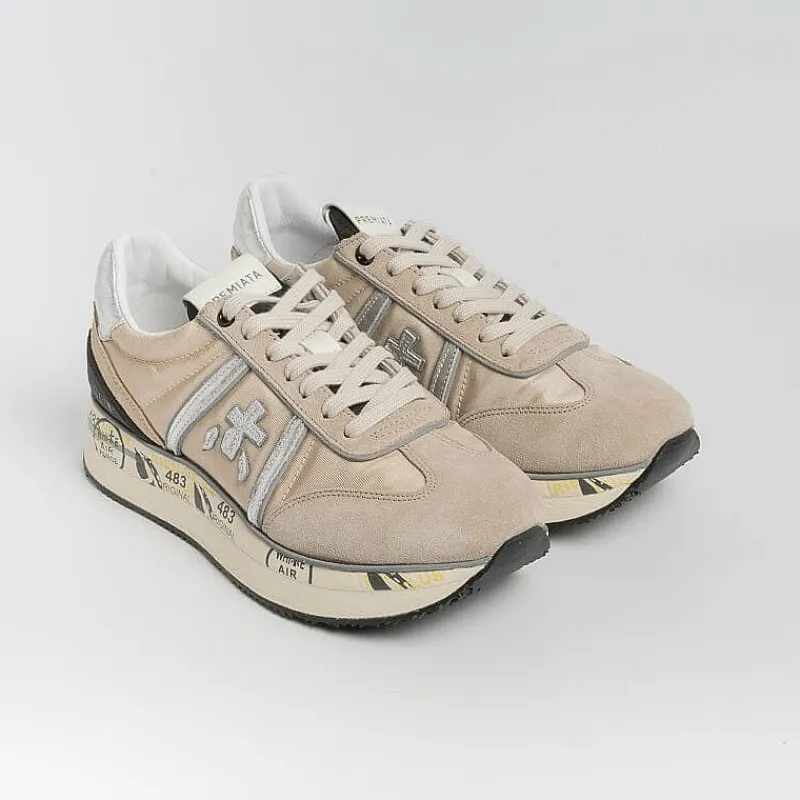 Premiata - Sneakers - Conny 6491 - Beige<Collezione Scarpe Donna Sneakers