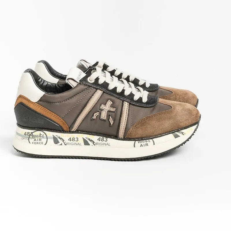 Premiata - Sneakers - Conny 6492 - Marrone<Collezione Scarpe Donna Sneakers