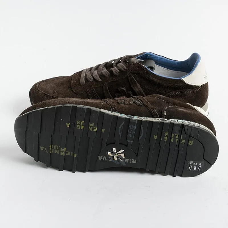 Premiata - Collezione Uomo Premiata - Sneakers - Eric 6409 - Camoscio Testa Di Moro<Collezione Scarpe Uomo Sneakers