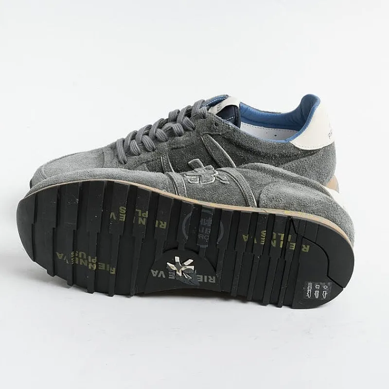 Premiata - Collezione Uomo Premiata - Sneakers - Eric 6408 - Camoscio Grigio<Collezione Scarpe Uomo Sneakers