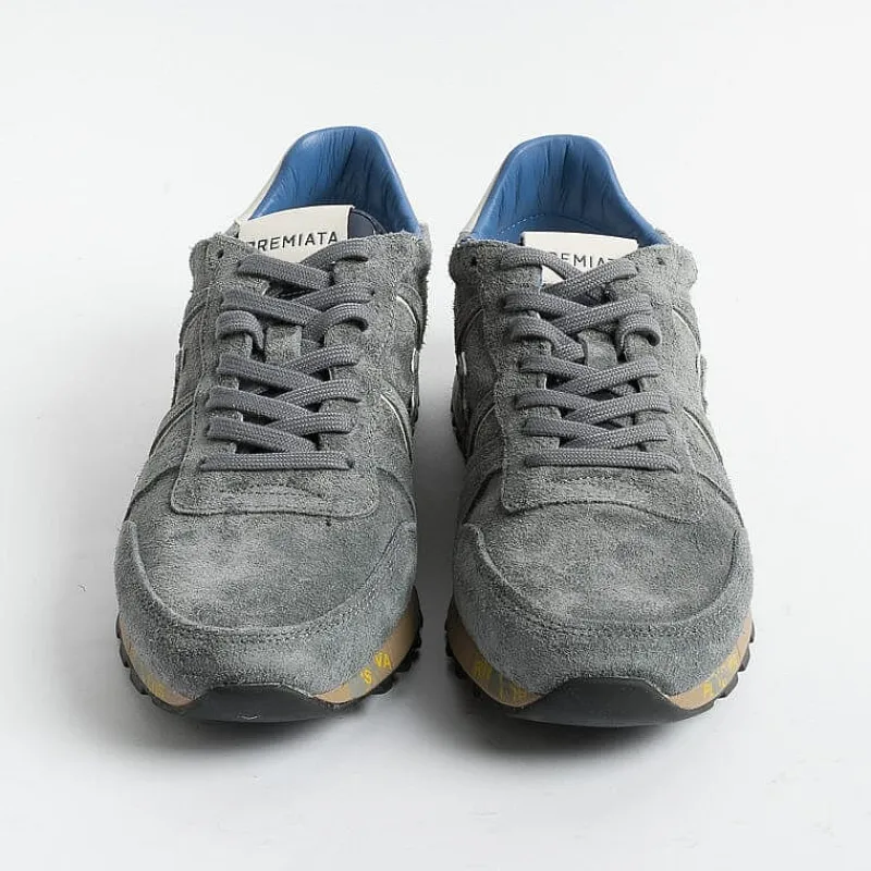 Premiata - Collezione Uomo Premiata - Sneakers - Eric 6408 - Camoscio Grigio<Collezione Scarpe Uomo Sneakers