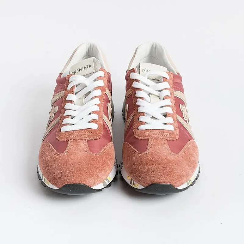 Premiata - Sneakers - Lucy 6490 - Rosa Pesca/Ruggine<Collezione Scarpe Donna Sneakers