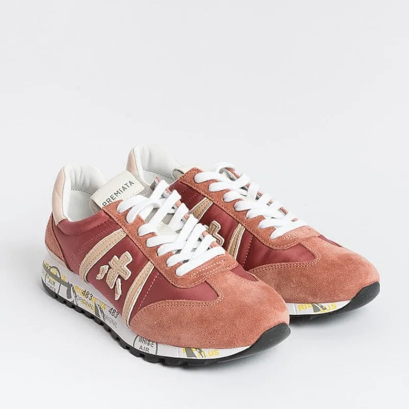 Premiata - Sneakers - Lucy 6490 - Rosa Pesca/Ruggine<Collezione Scarpe Donna Sneakers