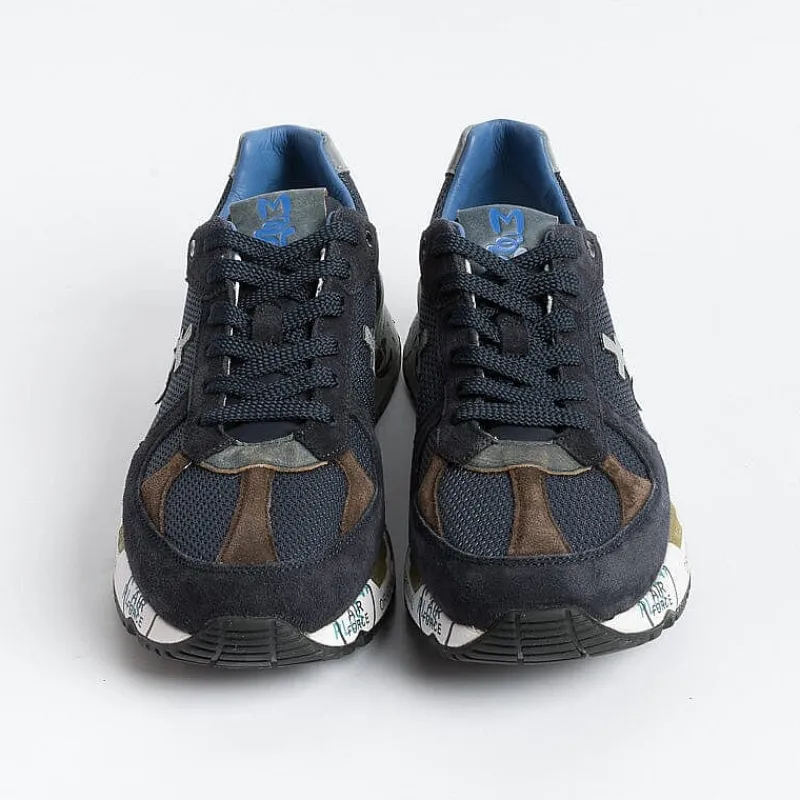 Premiata - Collezione Uomo Premiata - Sneakers - Mase 6423 - Blu Marrone<Collezione Scarpe Uomo Sneakers