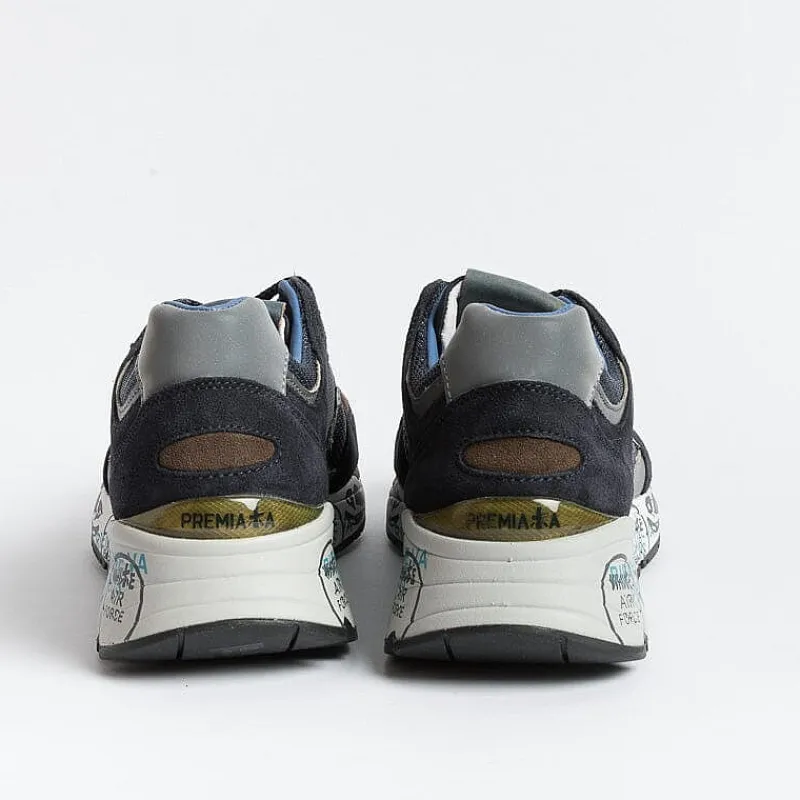 Premiata - Collezione Uomo Premiata - Sneakers - Mase 6423 - Blu Marrone<Collezione Scarpe Uomo Sneakers