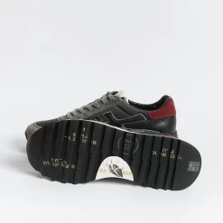Premiata - Collezione Uomo Premiata - Sneakers - Mick 6420 - Grigio Nero Rosso<Collezione Scarpe Uomo Sneakers
