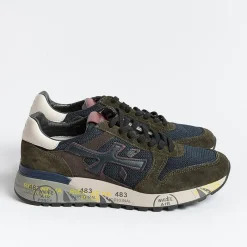 Premiata - Collezione Uomo Premiata - Sneakers - Mick 5893 - Verde Blu<Collezione Scarpe Uomo Sneakers