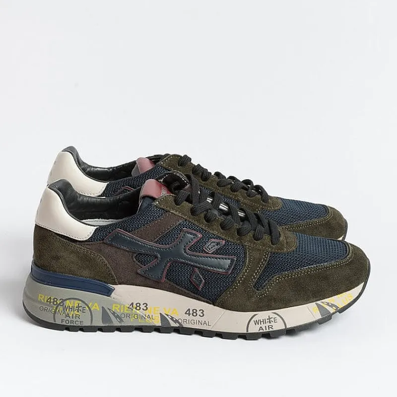 Premiata - Collezione Uomo Premiata - Sneakers - Mick 5893 - Verde Blu<Collezione Scarpe Uomo Sneakers