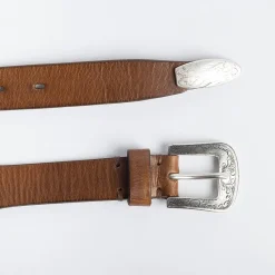 PUNTO VITA - Cintura Pv578 - Cuoio Scuro<Collezione Accessori Uomo Cinture