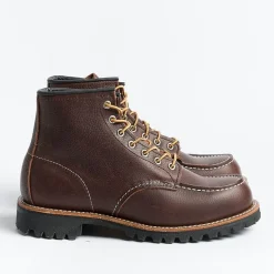 Red Wing Shoes - Polacco Moc Toe 8146 - Brown<Collezione Scarpe Uomo Polacchi