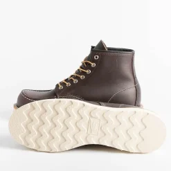Red Wing Shoes - Polacco Moc Toe 8847 - Black Cherry<Collezione Scarpe Uomo Polacchi
