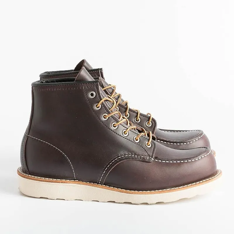Red Wing Shoes - Polacco Moc Toe 8847 - Black Cherry<Collezione Scarpe Uomo Polacchi
