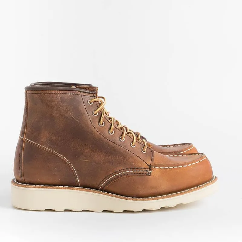 Red Wing - Collezione Donna Red Wing Shoes - Stivaletto 03428 Moc Toe - Copper Rough<Collezione Scarpe Donna Stivaletti