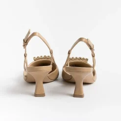 Roberto Festa - Sling Back - Stefi - Nappa Nudo<Collezione Scarpe Donna Sling Back