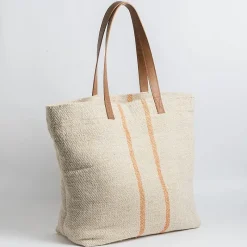 SACHET - Borsa A Spalla - 485 - Tessuto Beige Arancione<Collezione Borse Donna Borse A Spalla