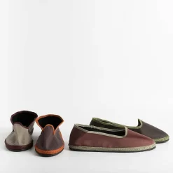 SACHET - Calzature Sachet - Friulana Mandy - Verde Oliva / Bordeaux<Collezione Scarpe Donna Friulane