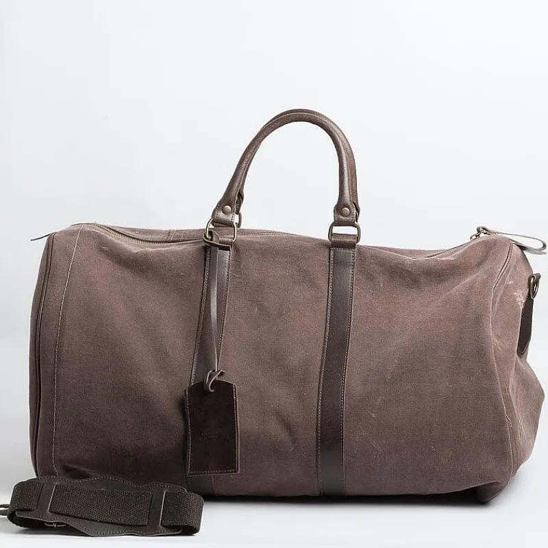 SACHET - Sacca Da Viaggio- 3048 - Tessuto Testa Di Moro<Collezione Accessori Uomo Borse Uomo - Borse Viaggio