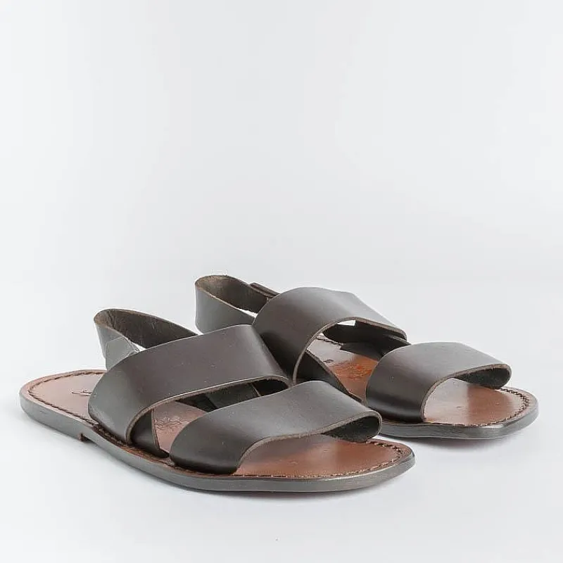 SACHET - Calzature Collezione Uomo Sachet - Sandalo Bassi 500 X - Testa Di Moro<Collezione Scarpe Uomo Sandali