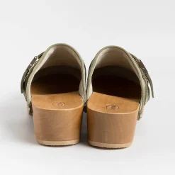SCHOLL ICONIC - Sabot - Zoccoli Pescura - 30553 Green<Collezione Scarpe Donna Sabot E Sleepers
