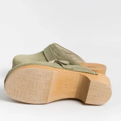 SCHOLL ICONIC - Sabot - Zoccoli Pescura - 30553 Green<Collezione Scarpe Donna Sabot E Sleepers