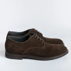 SEBOY'S - Derby - 3325 - Camoscio Testa Di Moro<Collezione Scarpe Uomo Allacciate