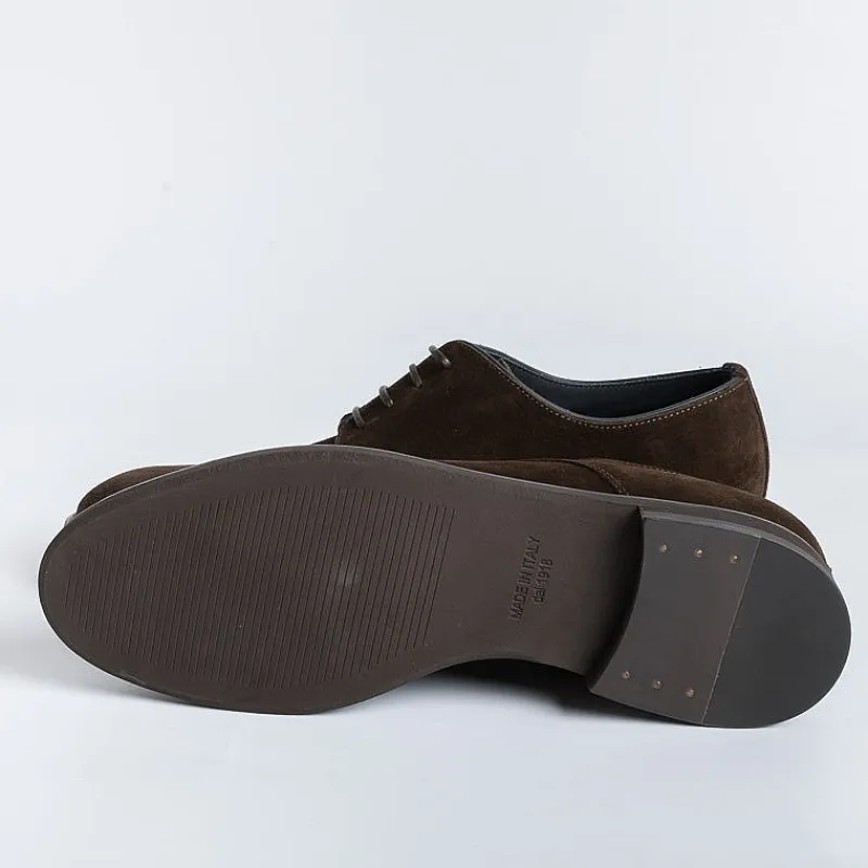 SEBOY'S - Derby - 3325 - Camoscio Testa Di Moro<Collezione Scarpe Uomo Allacciate