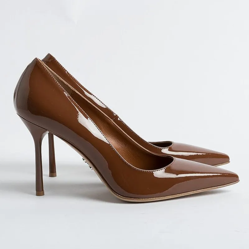 SERGIO LEVANTESI - Decollete - Musa - Paint Avana<Collezione Scarpe Donna Decollete