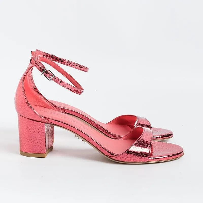 SERGIO LEVANTESI - Sandali Con Tacco - Easy - Aspis Prugna<Collezione Scarpe Donna Cerimonia - Scarpe E Pochette