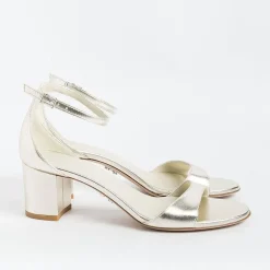 SERGIO LEVANTESI - Sandali Con Tacco - Easy - Laminato Platino<Collezione Scarpe Donna Sposa