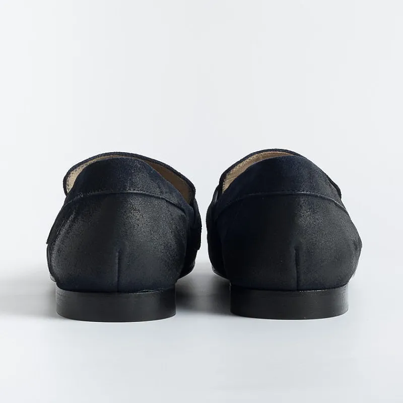 Strategia - Mocassino M03 - Velour Oceano<Collezione Scarpe Donna Mocassini