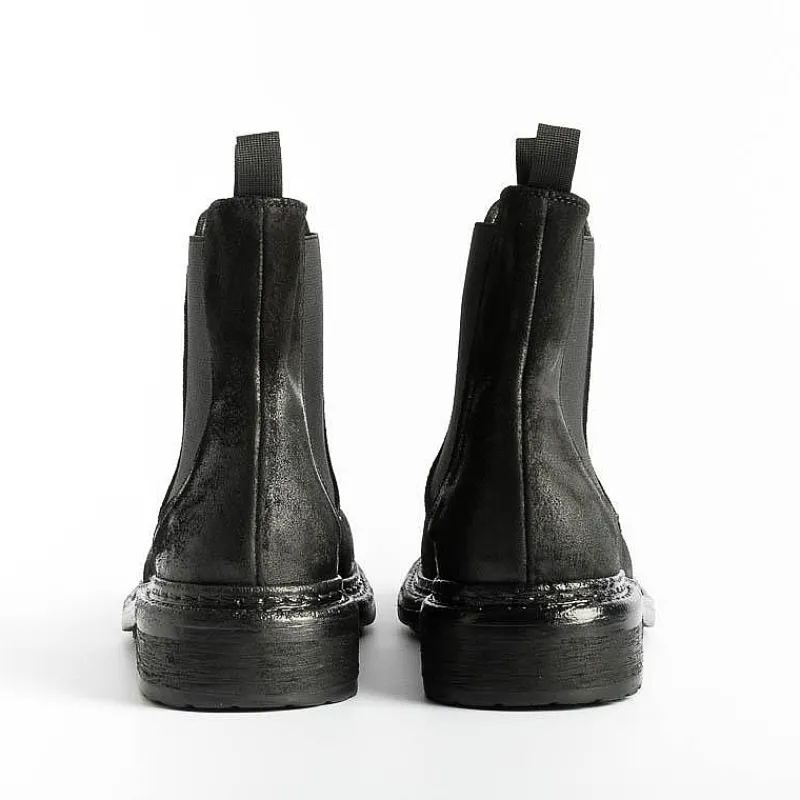 Strategia - Stivaletto Beatles A4642 - Lomi - Nero Wash<Collezione Scarpe Donna Stivaletti