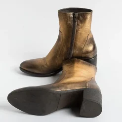 Strategia - Stivaletto Texano E5540 - Bitter Bronzo Wash<Collezione Scarpe Donna Stivaletti