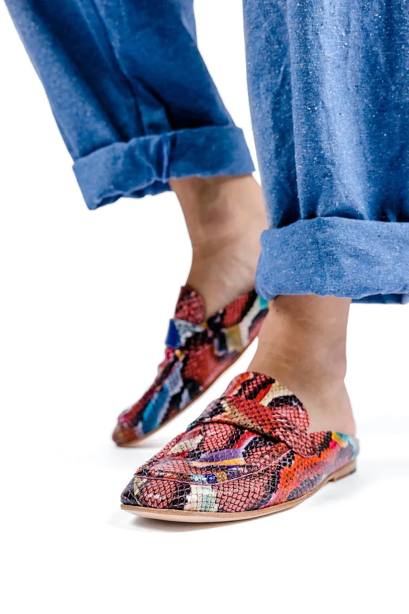STURLINI - Sabot Ar-26004 - Stampapitone Multicolore<Collezione Scarpe Donna Sabot E Sleepers