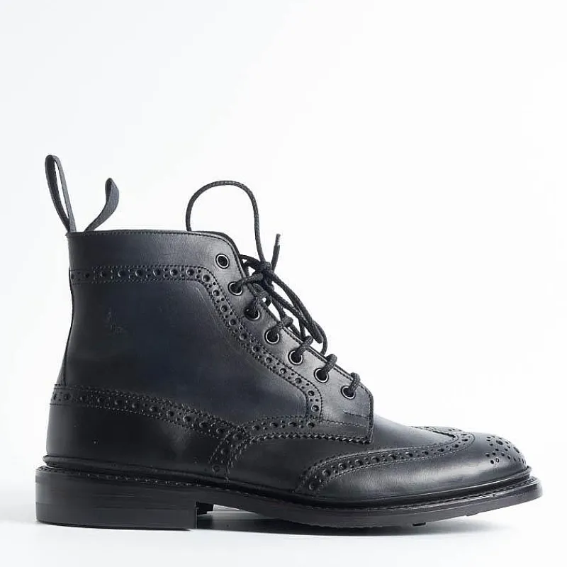 Tricker's - Anfibio - Stow Nero - Dainite<Collezione Scarpe Uomo Anfibi
