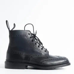 Tricker's - Anfibio - Stow Nero - Dainite<Collezione Scarpe Uomo Polacchi