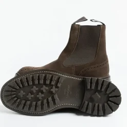 Tricker's - Beatles In Camoscio - Henry - Cafe<Collezione Scarpe Uomo Polacchi