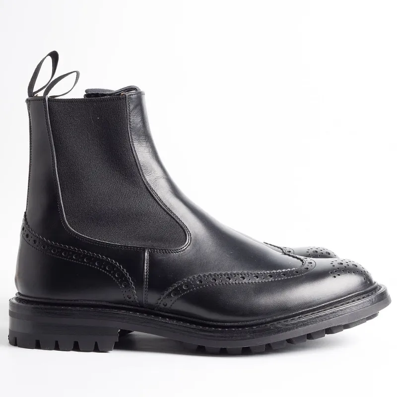 Tricker's - Beatles In Pelle - Henry - Nero<Collezione Scarpe Uomo Polacchi