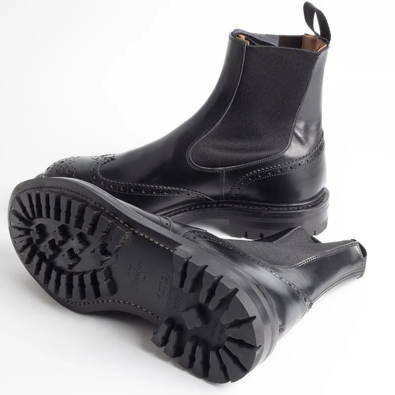 Tricker's - Beatles In Pelle - Henry - Nero<Collezione Scarpe Uomo Polacchi