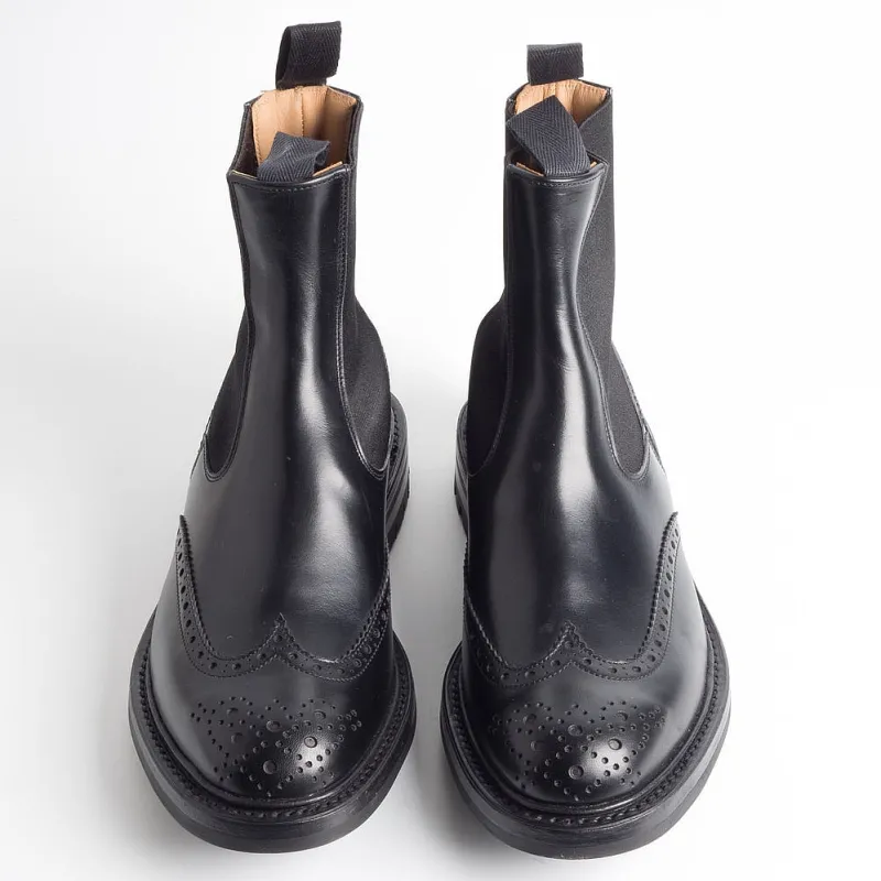 Tricker's - Beatles In Pelle - Henry - Nero<Collezione Scarpe Uomo Polacchi