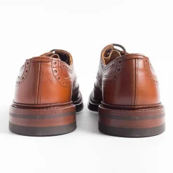 Tricker's - Derby - Bourton - Antique Brown<Collezione Scarpe Uomo Allacciate